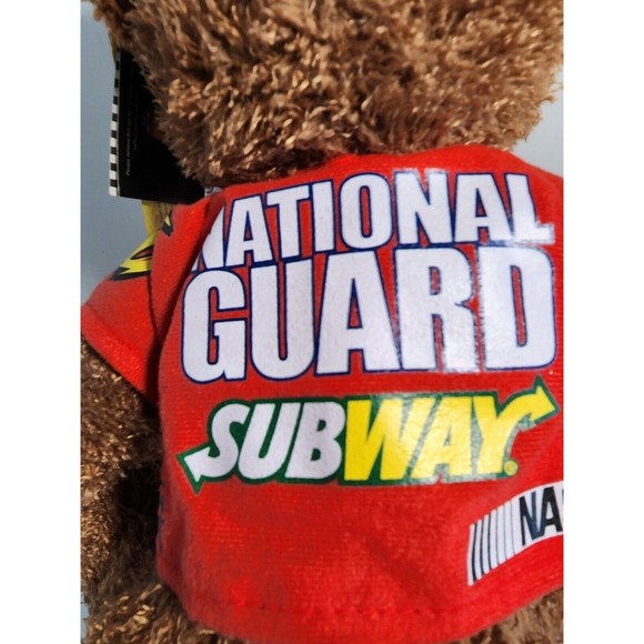 Subway National Guard Nascar Collector Bear Plush Greg Biffle With Tags - Picture 6 of 13